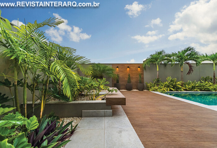 A modernidade das linhas retas evidenciou este projeto - Revista InterArq | Arquitetura, Decoração, Design, Paisagismo e Lifestyle