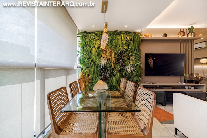 Um apartamento decorado, com uma proposta versátil - Revista InterArq | Arquitetura, Decoração, Design, Paisagismo e Lifestyle