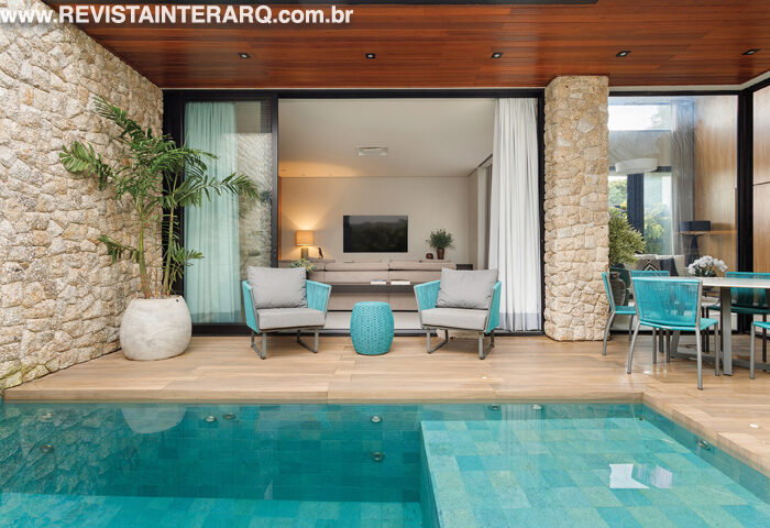 Texturas naturais favorecem o bem-viver neste projeto - Revista InterArq | Arquitetura, Decoração, Design, Paisagismo e Lifestyle