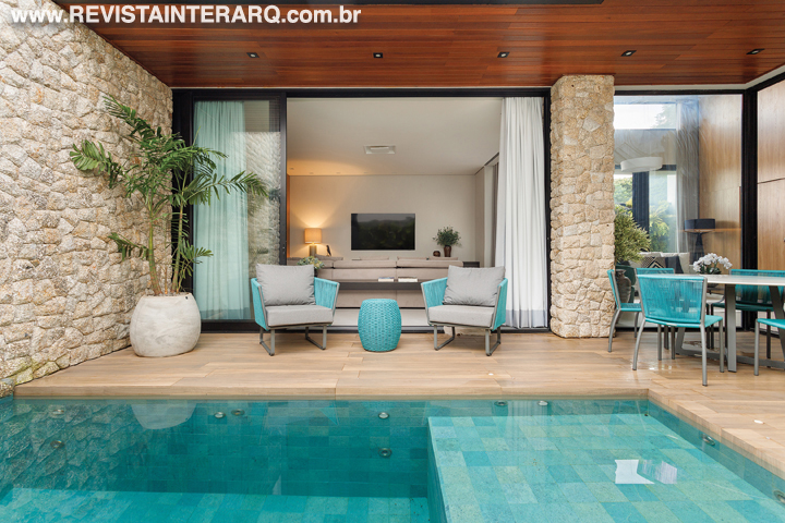 Texturas naturais favorecem o bem-viver neste projeto - Revista InterArq | Arquitetura, Decoração, Design, Paisagismo e Lifestyle