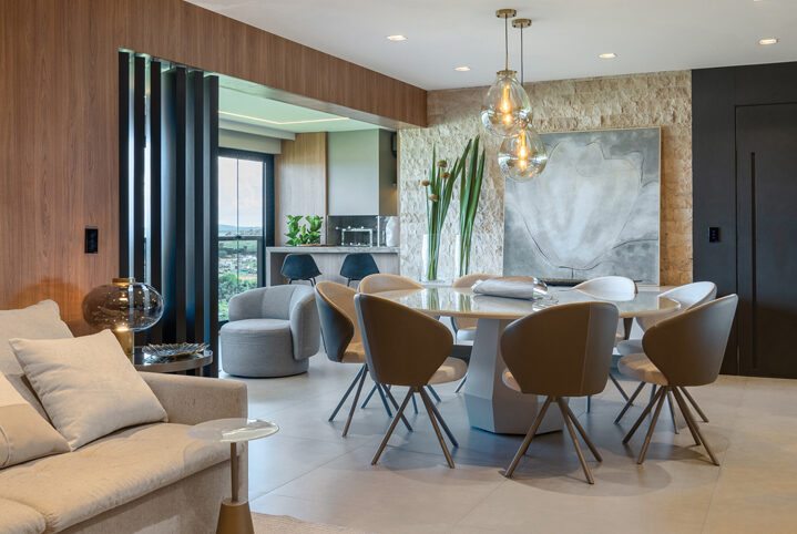 Este apartamento conta com ambientes amplos e aconchegantes - Revista InterArq | Arquitetura, Decoração, Design, Paisagismo e Lifestyle