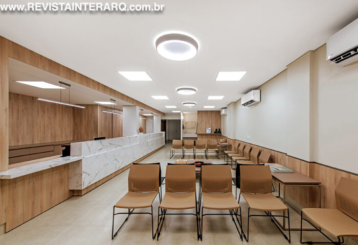 O projeto desta clínica traz soluções funcionais para o dia a dia - Revista InterArq | Arquitetura, Decoração, Design, Paisagismo e Lifestyle