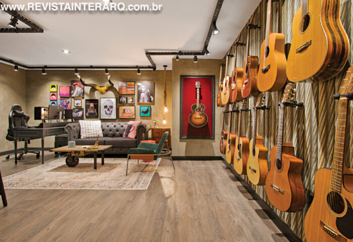 Este estúdio de música tem espaços integrados e funcionais - Revista InterArq | Arquitetura, Decoração, Design, Paisagismo e Lifestyle