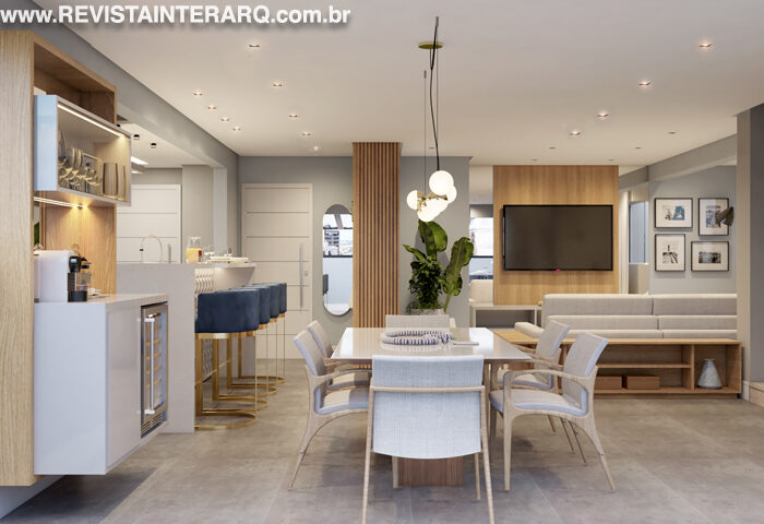 Este projeto de Francine Martinho é completamente funcional e repleto de elegância - Revista InterArq | Arquitetura, Decoração, Design, Paisagismo e Lifestyle