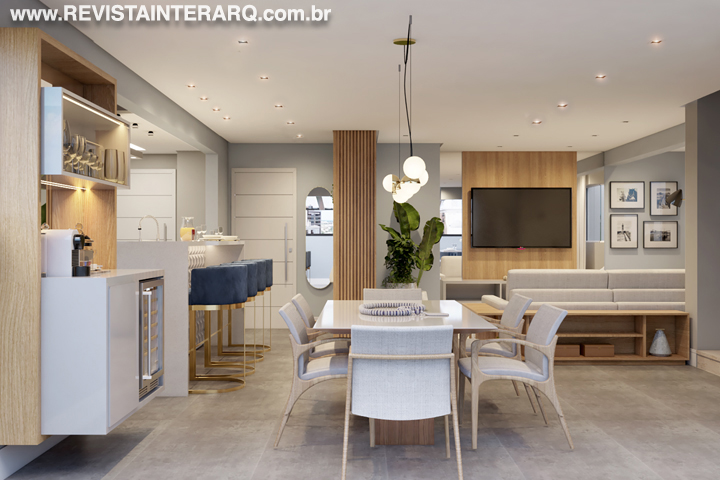 Este projeto de Francine Martinho é completamente funcional e repleto de elegância - Revista InterArq | Arquitetura, Decoração, Design, Paisagismo e Lifestyle