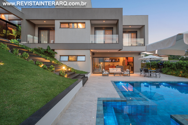 A elegância predomina este projeto moderno e integrado - Revista InterArq | Arquitetura, Decoração, Design, Paisagismo e Lifestyle