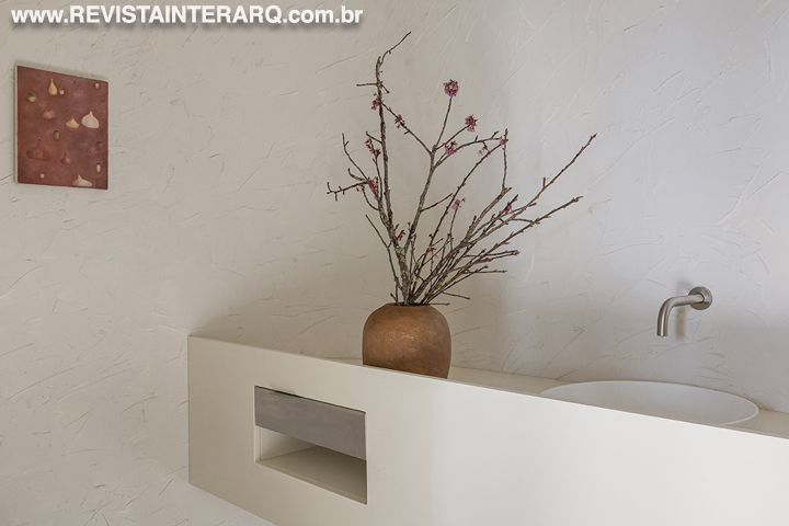 Lavabo do Estúdio Criar – Mariane Rios - Revista InterArq | Arquitetura, Decoração, Design, Paisagismo e Lifestyle