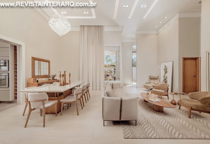 Esta residência foi pensada com soluções harmônicas e contemporâneas - Revista InterArq | Arquitetura, Decoração, Design, Paisagismo e Lifestyle