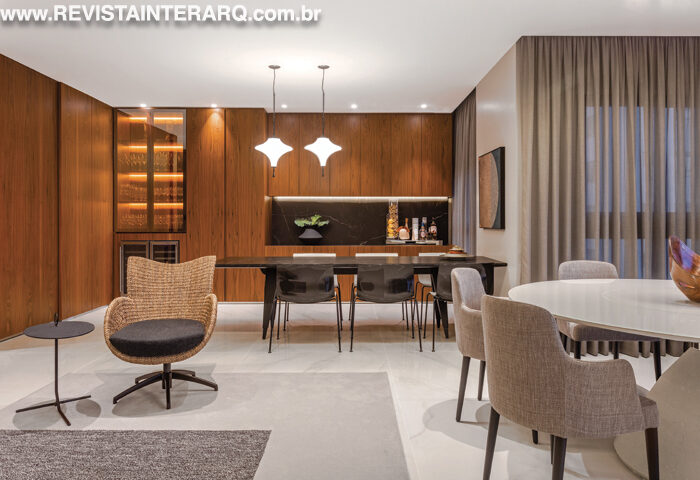 Com vista deslumbrante, este apartamento combina aconchego, sofisticação e design contemporâneo - Revista InterArq | Arquitetura, Decoração, Design, Paisagismo e Lifestyle