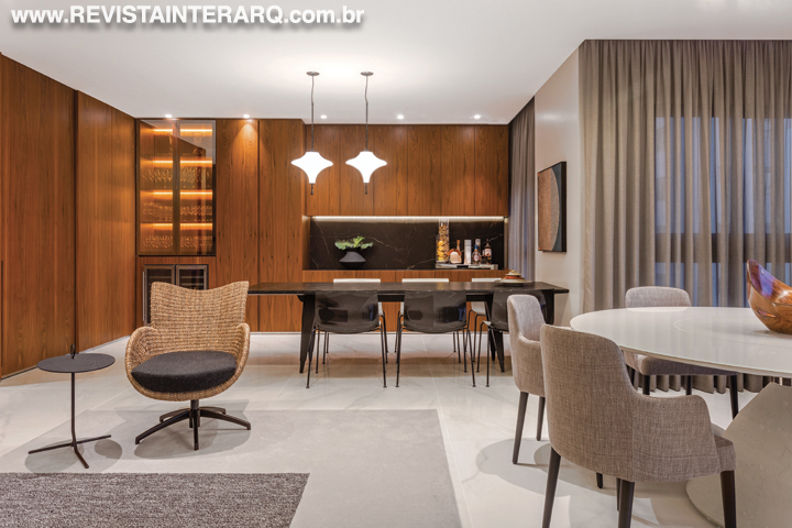 Com vista deslumbrante, este apartamento combina aconchego, sofisticação e design contemporâneo - Revista InterArq | Arquitetura, Decoração, Design, Paisagismo e Lifestyle