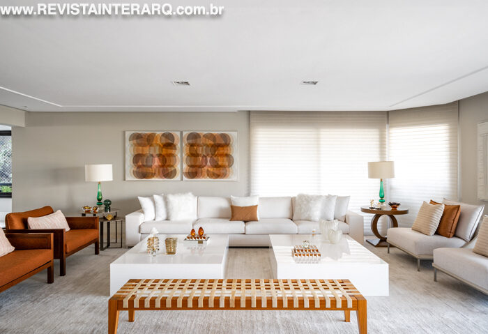 Integração e sofisticação em cada detalhe definem este apartamento - Revista InterArq | Arquitetura, Decoração, Design, Paisagismo e Lifestyle