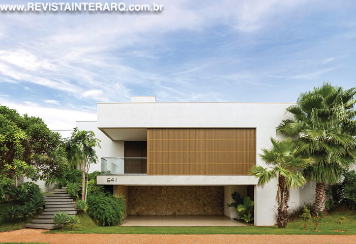 Esta residência conta com uma estrutura escultural e integração total entre sala e varanda - Revista InterArq | Arquitetura, Decoração, Design, Paisagismo e Lifestyle