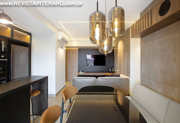 Neste projeto, os ambientes funcionais combinam elegância e modernidade - Revista InterArq | Arquitetura, Decoração, Design, Paisagismo e Lifestyle